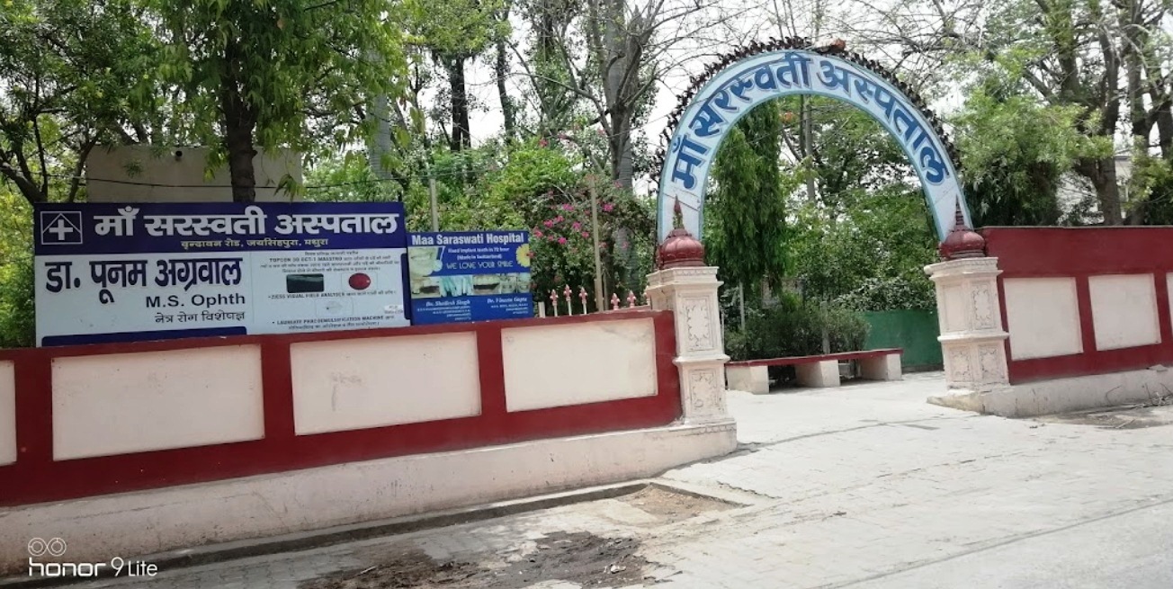 maa saraswati hospital in mathura, best eye hospital in mathura, eye hospital in mathura, orthopedic hospital in mathura, dental hospital in mathura, gynae  hospital in  mathura